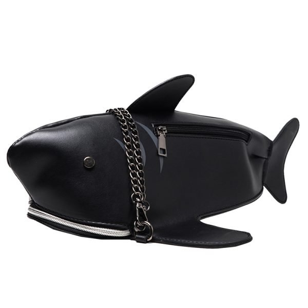 Leather Great White Shark Purse
