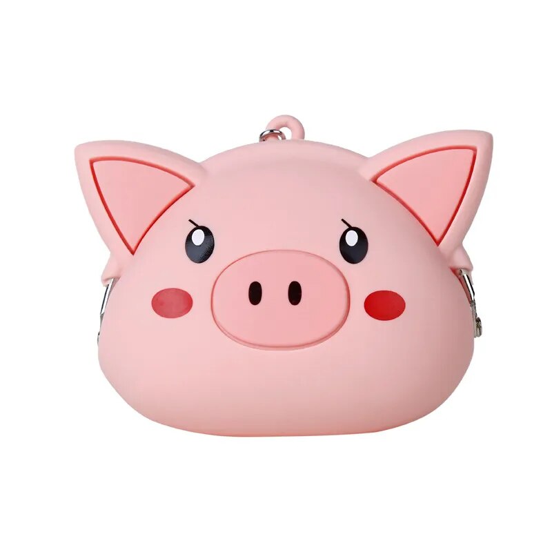 Cute Pink Pig Mini Coin Purse & Earphone Bag 2