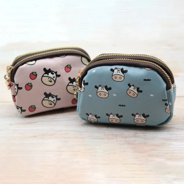 Adorable Cow Pattern Coin Purse 1